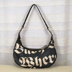 L.A.M.B. for Lesportsac 2nd Edition Black Small Hella Hobo w/Charm Gwen Stefani